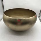 Open Box: Organic Metal Floor Planter (24&rdquo;D x 12&rdquo;H) - Dark Brass