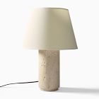 Colin King Travertine Table Lamp (20")