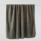 Two-Tone Textured Knit Throw