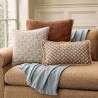 Pierce &amp; Ward Berry Lattice Pillow Cover
