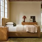 Pierce &amp; Ward Sculpted Upholstered Bed
