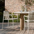 Oceana Outdoor Stacking Dining Arm Chair (Set of 2)