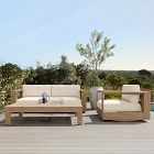 Telluride Outdoor Sofa (72"&ndash;92"), Swivel Chair &amp; Coffee Table (60") Set