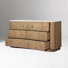 Elinea Marble 6-Drawer Dresser (65")