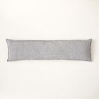 Open Box: European Flax Linen Pillow Cover (12" x 46") - Slate Melange