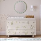 Joseph Altuzarra Painted Botanical Wide Dresser with Removable Topper (60")