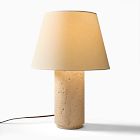 Colin King Travertine Table Lamp (20")