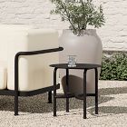 Lagos Aluminum Outdoor Side Table (18")