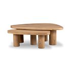 Zaccai Oak Nesting Coffee Table (36"&ndash;48")