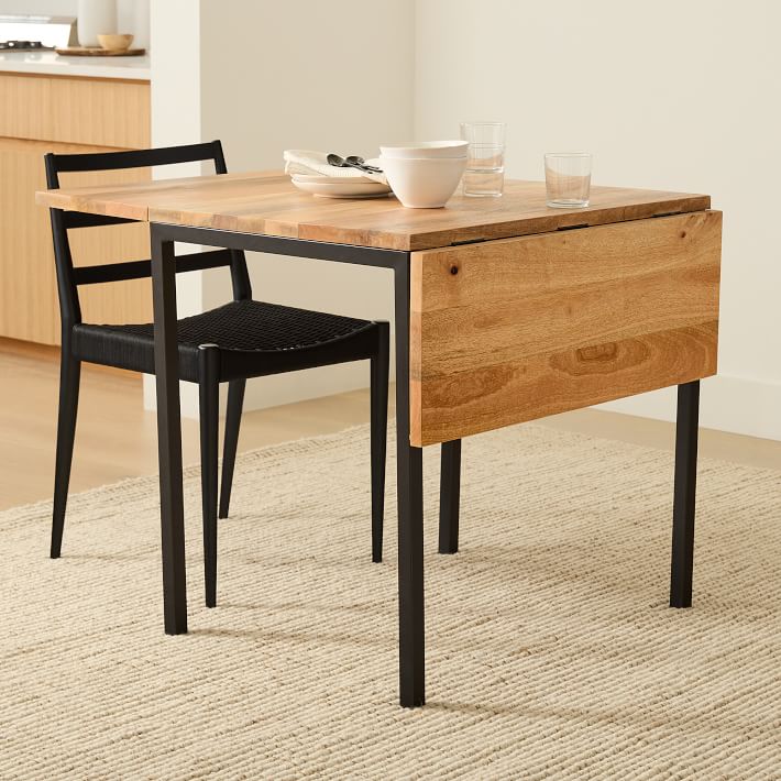 Box Frame Drop Leaf Extendable Table | West Elm