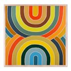 Overlapping Arcs Framed Wall Art by Erica Hauser