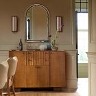 Pierce &amp; Ward Arched Deco Dot Wall Mirror
