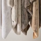 Faux Fur Chinchilla Throw