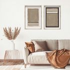 Oliver Gal Clay Blocks Abstract Wall Art