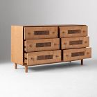 Pierce &amp; Ward Two-Tone 6-Drawer Dresser (60")