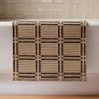 Pierce &amp; Ward Woven Check Bath Mat