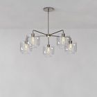 Sculptural 5-Light Pebble Chandelier (34"&ndash;37")
