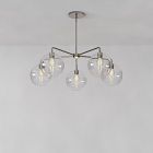 Sculptural 5-Light Globe Chandelier (37.5"&ndash;39.5")