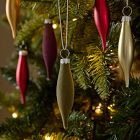 Small Glass Marquise Ornaments (Set of 25) - Neutral