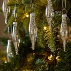 Small Glass Marquise Ornaments (Set of 25) - Mercury