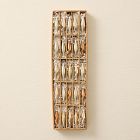 Small Glass Marquise Ornaments (Set of 25) - Champagne