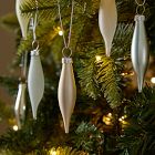 Small Glass Marquise Ornaments (Set of 25) - Coastal