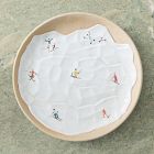 Holiday Skier Figural Dinner Plate Sets