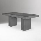 Block Leg Outdoor Dining Table