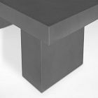 Block Leg Outdoor Dining Table