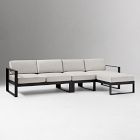 Portside Aluminum Outdoor 3-Piece Chaise Sectional (116")