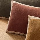 Pierce &amp; Ward Chenille Bordered Pillow Cover