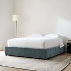 Upholstered Low Profile Bed Frame with Storage Options