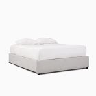 Upholstered Low Profile Bed Frame with Storage Options