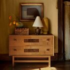 Pierce &amp; Ward Ball Foot Wood Table Lamp (18.5")