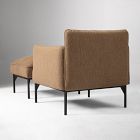 Penn Upholstered Outdoor Lounge Chair w/ Ottoman
