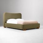 Pierce &amp; Ward Sculpted Upholstered Bed