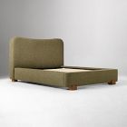 Pierce &amp; Ward Sculpted Upholstered Bed