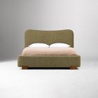 Pierce &amp; Ward Sculpted Upholstered Bed