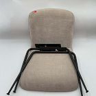 Open Box: Bennie Dining Chair - Performance Chenille Crossweave Sand, Textured Antique Bronze