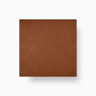 Open Box: Classic Café Dining Chair Cushions, Set of 2 - Vegan Leather, Saddle Nut