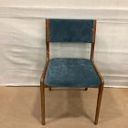 Open Box: Damon Cafe Chair - Performance Modern Chenille Slate, Cool Walnut