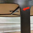 Open Box: Elwell Coffee Table (24"D x 13"H) - Metal Top, Vintage Bronze