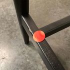 Open Box: Hyde Leather Counter Stool (26") - Ludlow Leather Cumin, Smoked Oak