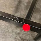 Open Box: Hyde Leather Counter Stool (26") - Ludlow Leather Cumin, Smoked Oak