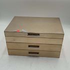 Open Box: Mid-Century Loft Jewelry Box, Grand (7.25"H) - Champagne