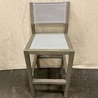 Open Box: Portside Outdoor Bar Stool (30"H) - Weathered Gray