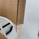 Open Box: Sydney Outdoor Stacking Dining Chair, Set of 2 - Light Bamboo, Seashore