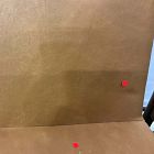 Open Box: Framework Dining Chair, Set of 2 - Ludlow Leather Sesame, Burnt Wax