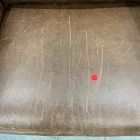 Open Box: Harvey Leather Chair - Weston Leather Molasses, Black