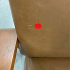 Open Box: Hugo Leather Chair - Saddle Leather Nut, Cool Walnut